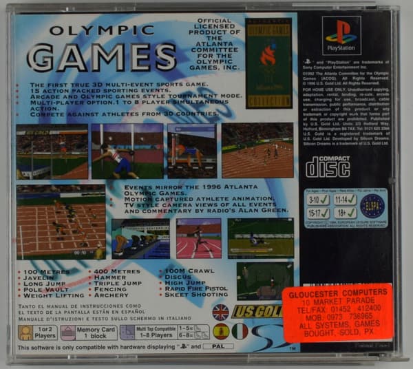 PSX Olympic Games PS1 PSX