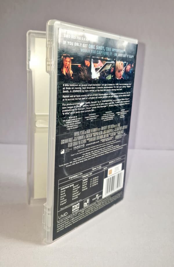 8 MILE EVERY MOMENT IS ANOTHER CHANCE PSP UMD VIDEO DISC BDB