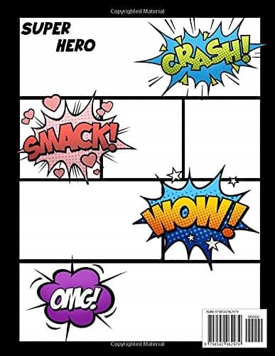 SUPER HERO: Blank Comic Book/Create Your Own Comics With This Comic Book Jo