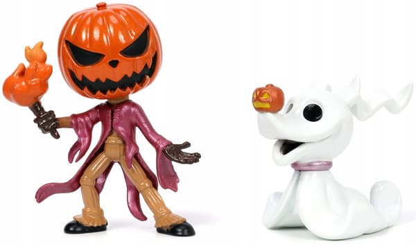 JADA METALFIGS HALLOWEEN TOWN 4 FIGURES