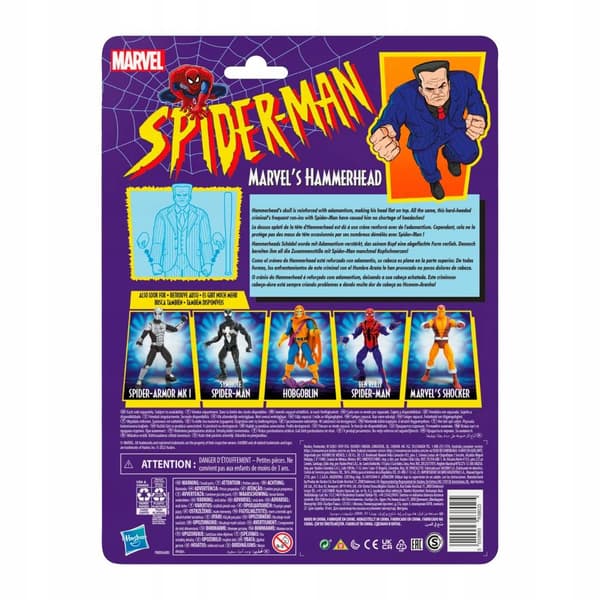 MARVEL LEGENDS Spider-Man Retro Hammerhead Figure