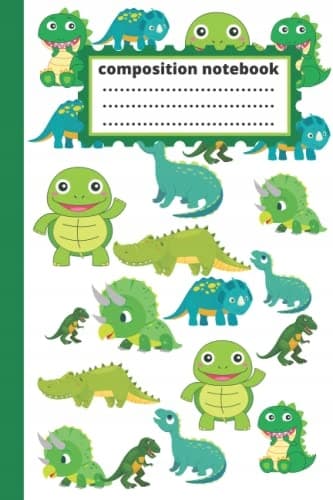 Dinosaur composition notebook: Dinosaur Lover Notebook, Party & Event GIF