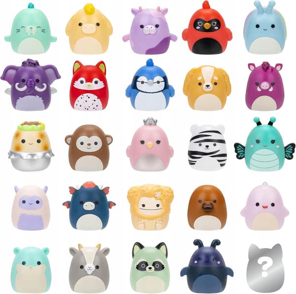 SQUISHMALLOWS Squish-A-Longs 25 Mini Figures + Accessories