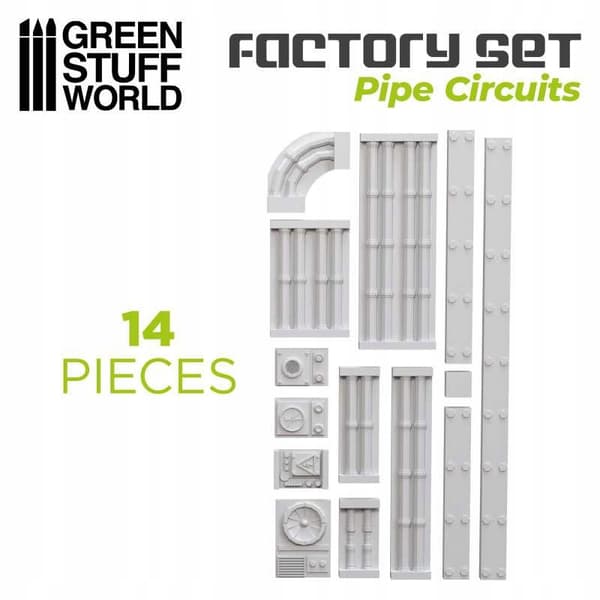GSW 2105 Silicone moulds – Pipe Circuits (casting mould)