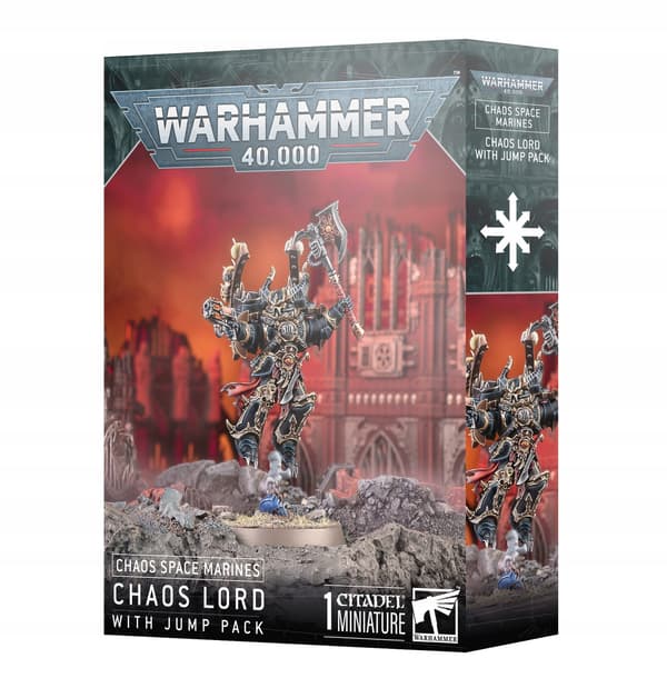 WARHAMMER 40K – CHAOS SPACE MARINES LORD WITH JUMP PACK