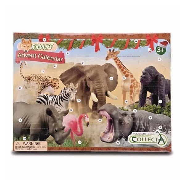 Advent calendar. Wild animals