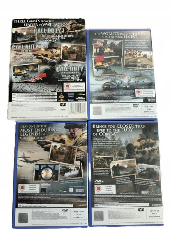 CALL OF DUTY TRILOGY PS2 PAL ENG