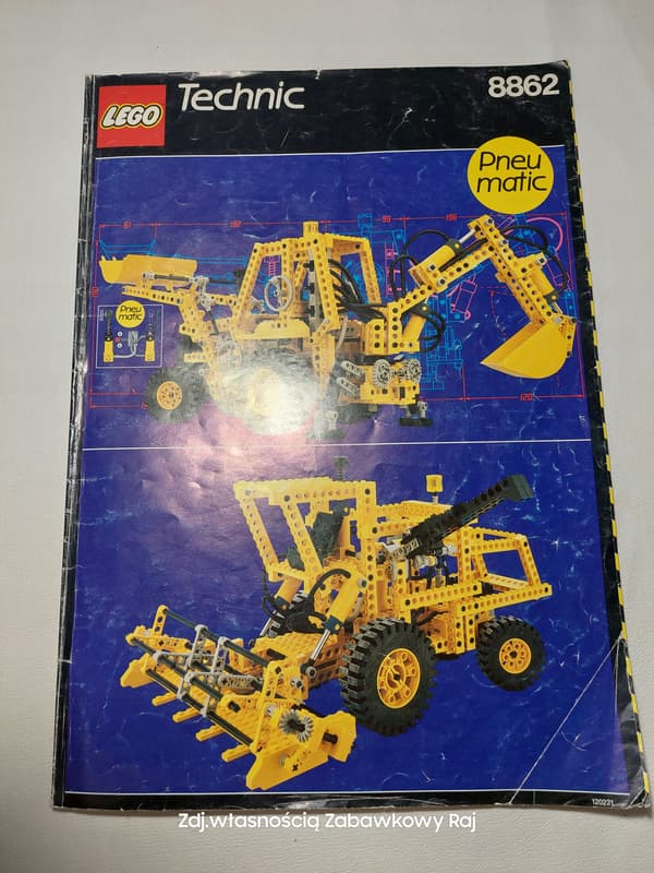 LEGO instructions for set 8862
