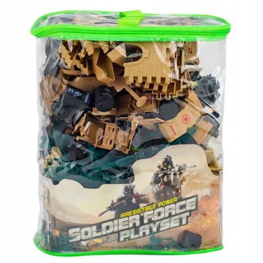 MILITARY BASE SET: SOLDIER FIGURES AND VEHICLES