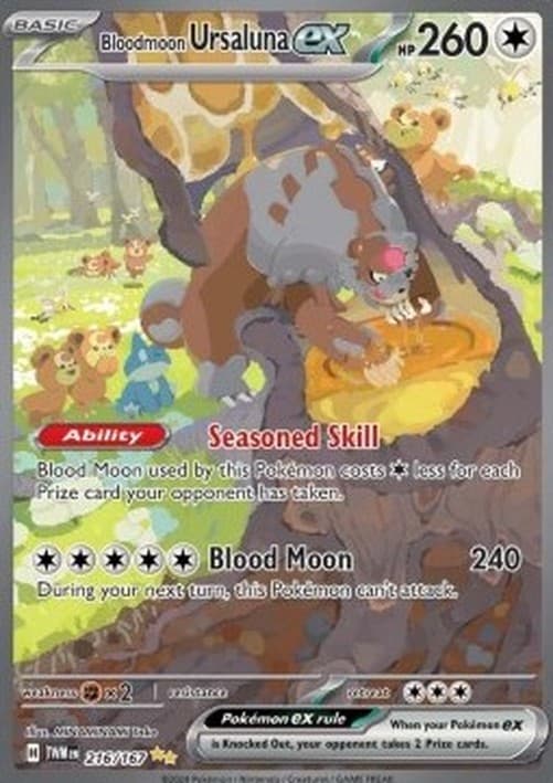 Pokemon Bloodmoon Ursaluna ex