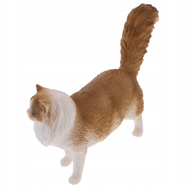 PLASTIC CAT FIGURINE FOR DECORATION AND CHILDREN’S PLAY
