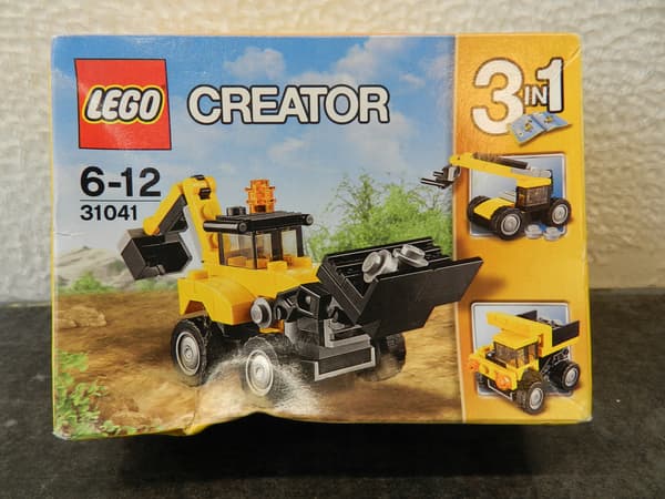 LEGO 2 sets 31041 + 30348 Construction Vehicles *NEW* box in excellent condition