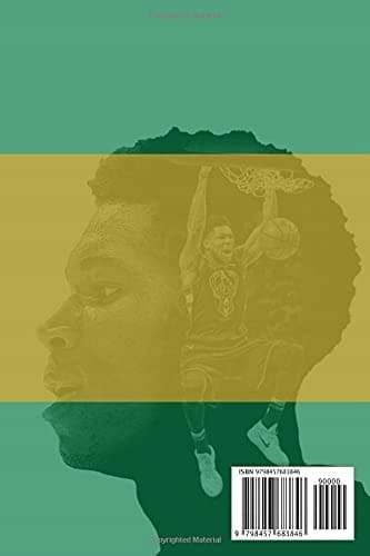 Giannis Antetokounmpo Notebook: Lined Pages Notebook, Small Size, 6x9 inches