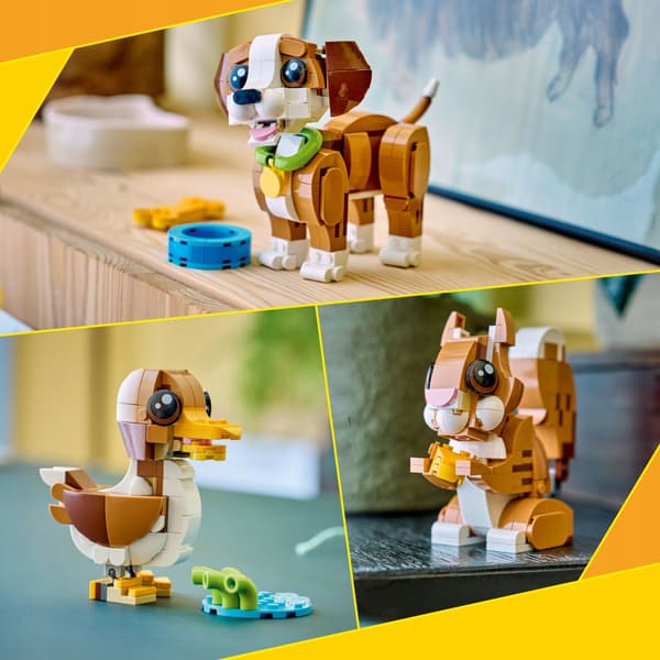 LEGO Creator 3-in-1 31382 Cute Animals: Mischievous Puppy
