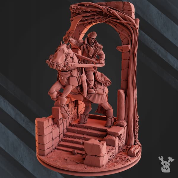 Steamguard Cavalry Lord Commissar DakkaDakkaStore
