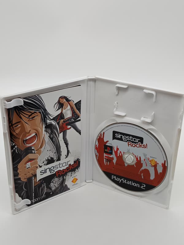 SingStar Rocks! PlayStation 2 (PS2) boxed version