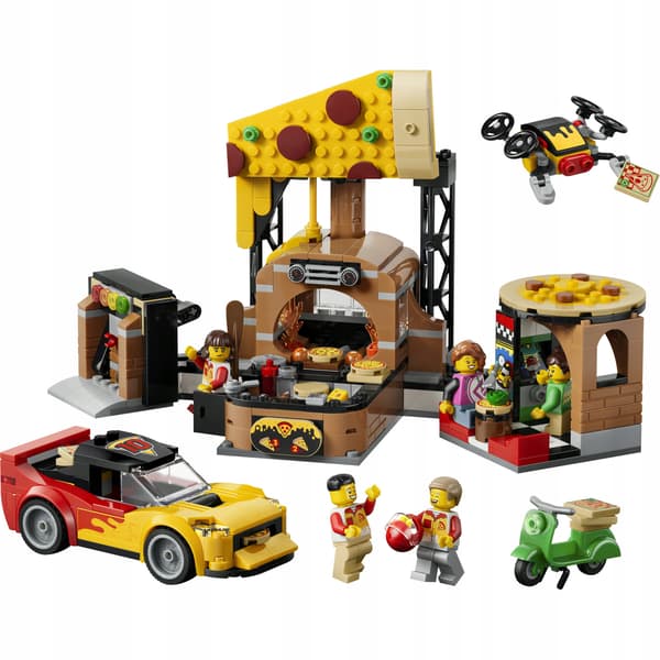 LEGO City 60496 Pizza Delivery with Vehicles