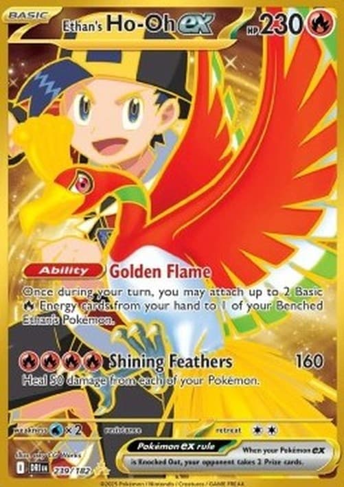 Pokemon Ethan's Ho-Oh ex