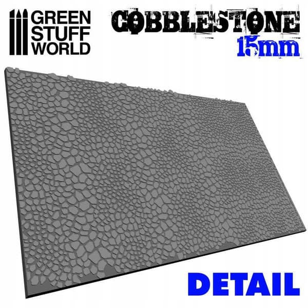 GSW 1625 ROLLING PIN – COBBLESTONE 15 mm (kavle för avtryck av deg)