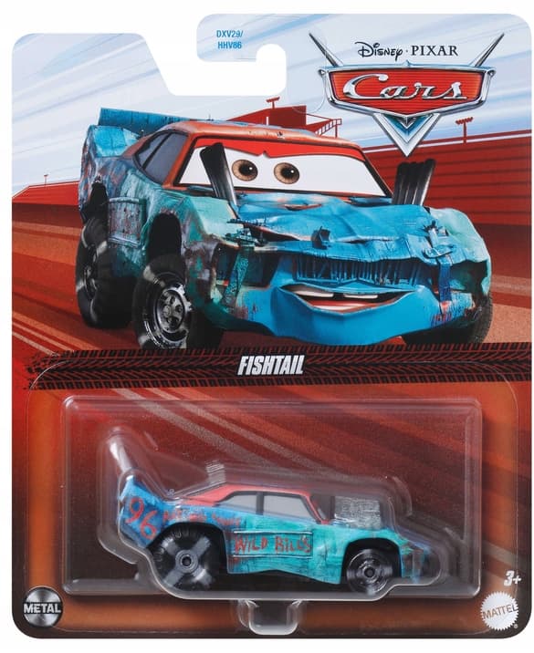 CARS Fishtail Błotoryja 1:55 NEW MATTEL