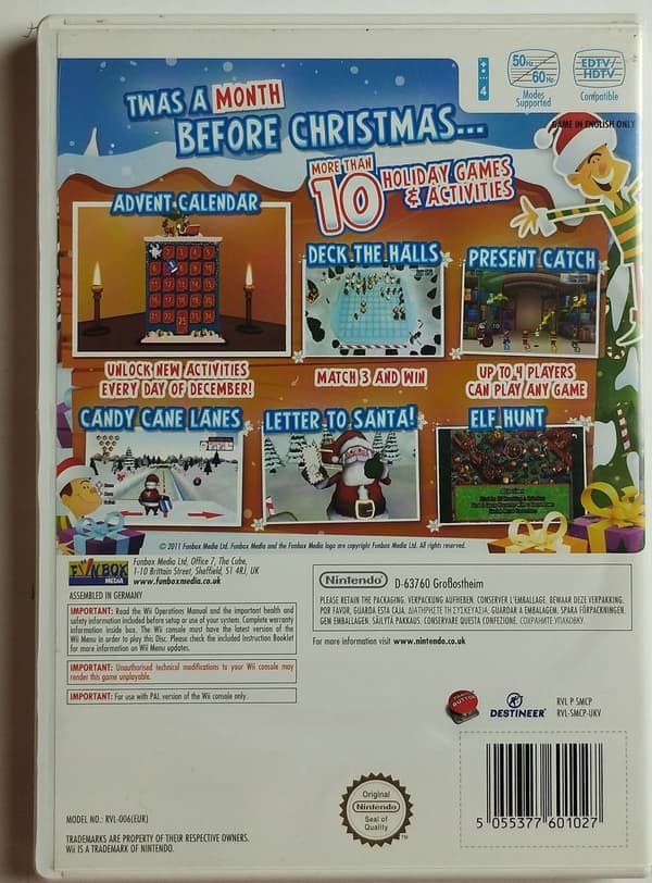 WE WISH YOU A MERRY CHRISTMAS Nintendo Wii