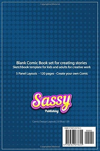 Comic Book Templates: Blank Templates, 120 pages, 6 x 9, softcover, matt