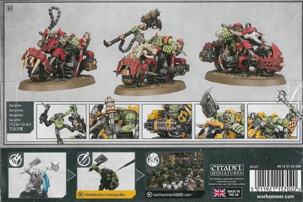 Warhammer 40,000 Orks: Ork Warbiker Mob by Games Workshop