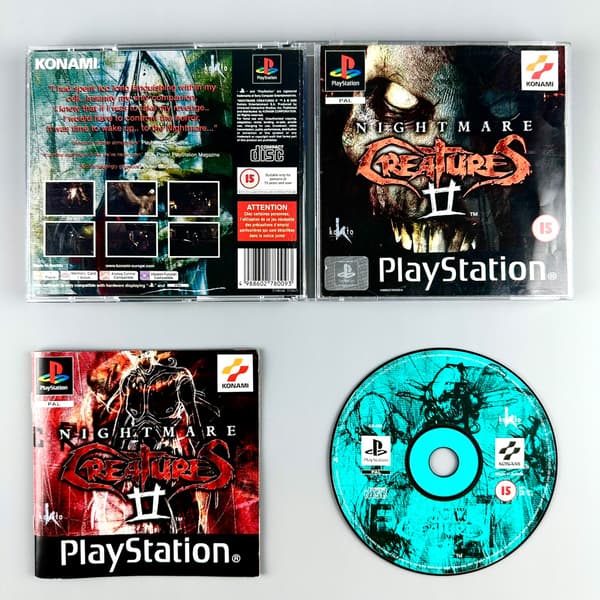 Nightmare Creatures II | PS1 | PSX | PLAYSTATION | 3xA SET