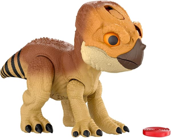 INTERACTIVE AQUILOPS DINOSAUR FIGURINE WITH MOVEMENTS AND SOUNDS