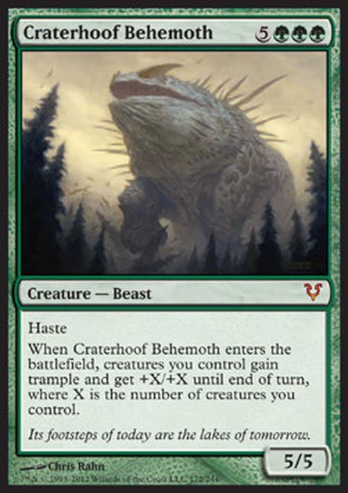 Magic: The Gathering Craterhoof Behemoth