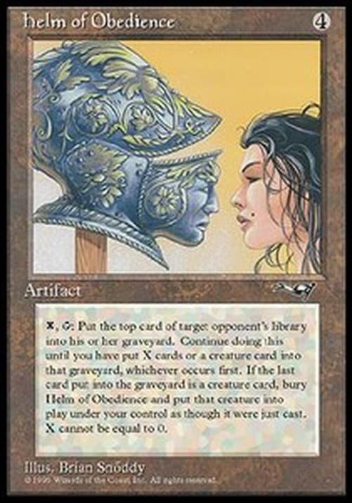 Magic: The Gathering Helm of Obedience
