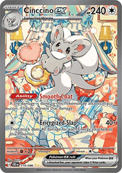 Pokemon Cinccino ex