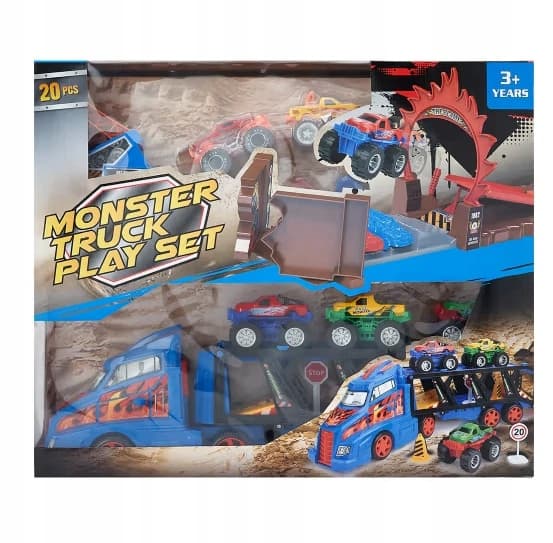 Monster JAM Transforming Truck PLAY SET