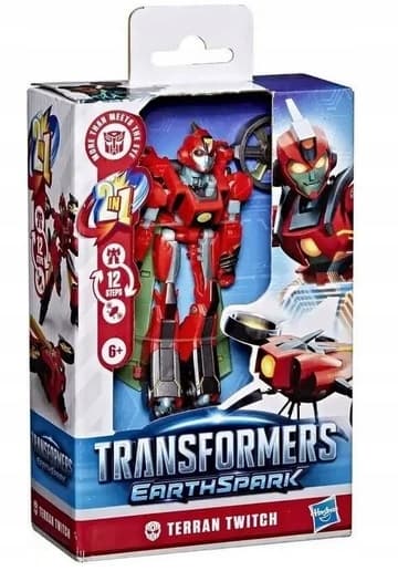 Transformers EARHSPARK Terran Twitch 2-in-1 transforming robot figurine
