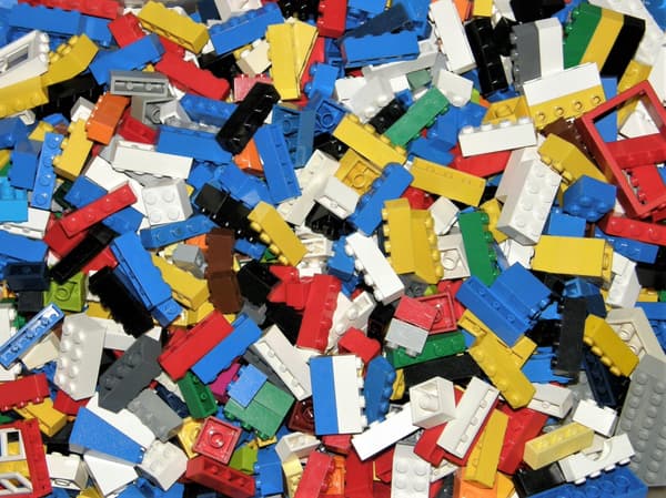 Original Lego building blocks – Brick MIX, 0.5 kg