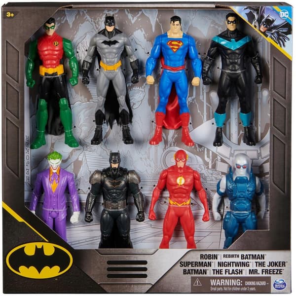 8-piece action figure set – Batman: Spin Master DC