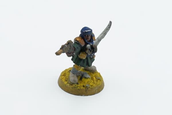Warhammer 40k Imperial Guard Tallarn Sergeant metal figurine