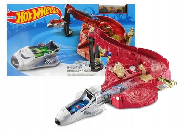 HOT WHEELS MARS EXPEDITION SET – rocket car – OUTLET