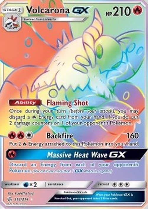Pokemon Volcarona GX