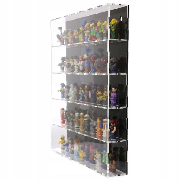 LARGE DISPLAY CASE/STORAGE UNIT FOR 50 LEGO MINIFIGURES AND FIGURINES