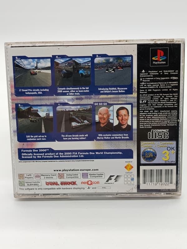 PlayStation Formula One 2000 #1 PlayStation (PSX) – boxed