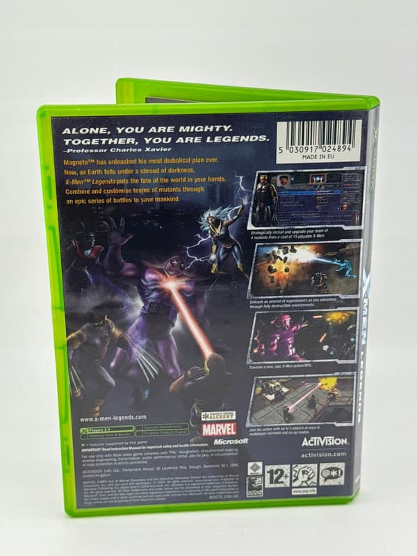 X-MEN LEGENDS 3XA Xbox boxed set