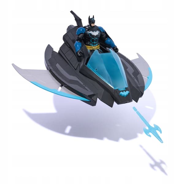 DC NINJA STRIKE KATANA BLADE BATWING VEHICLE + SPIN MASTER BATMAN FIGURE