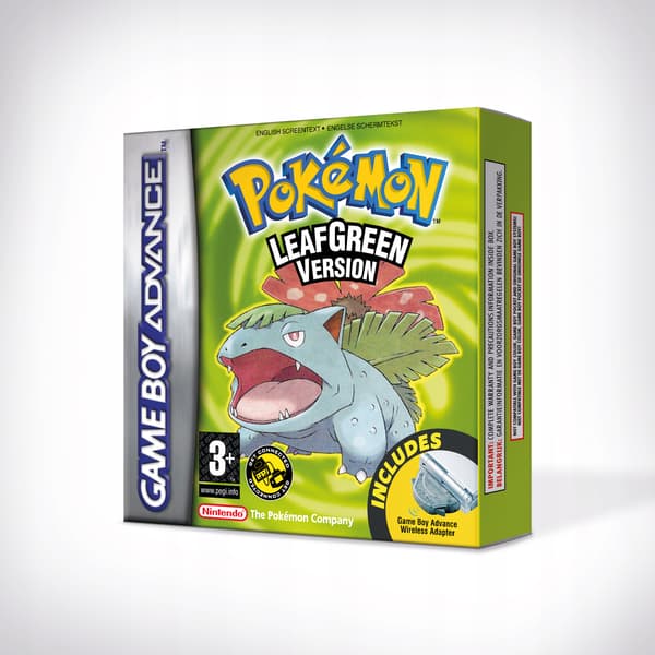 Pokémon LeafGreen EUR Replica Box + Insert