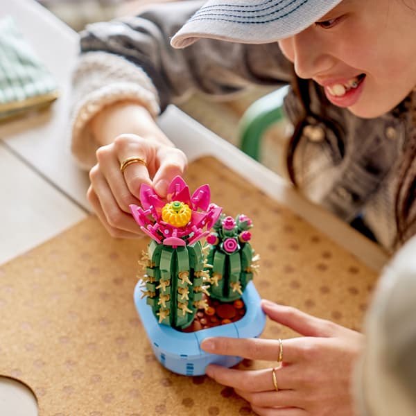 LEGO Botanicals 11509 Blooming Cactus, Mother’s Day, building bricks