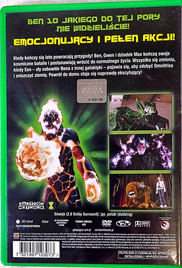 BEN 10: RACE AGAINST TIME DVD