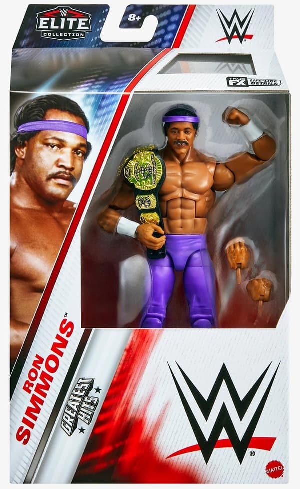 MATTEL WWE Elite Greatest Hits Ron Simmons Figure