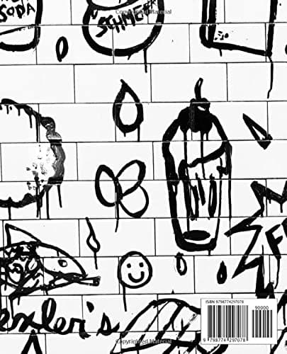 my Notes composition notebook: White and Black Snacks design com