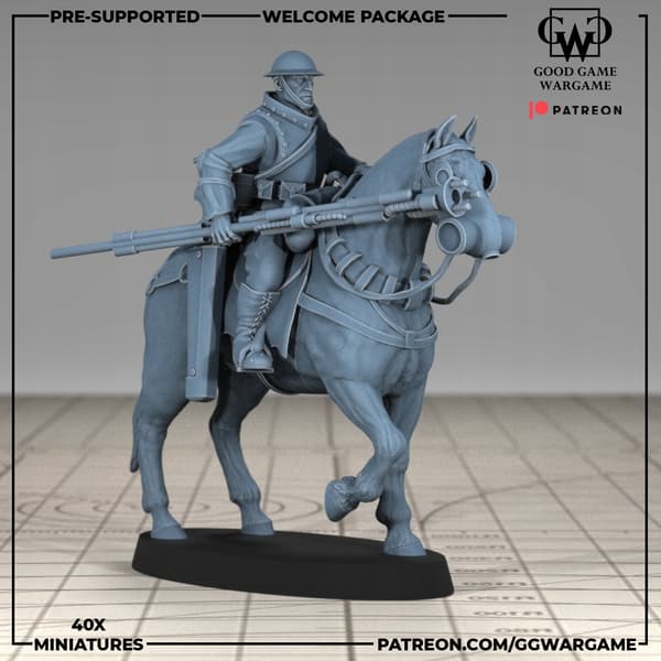 Foreign Legion Cavalry (5 pieces) – Minifaktura