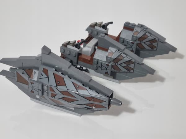 LEGO 7957 Star Wars SITH NIGHTSPEEDER 7957 – set components
